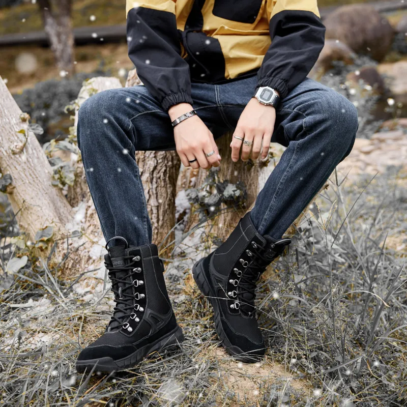 Jeep Snow Boots Men Black-5