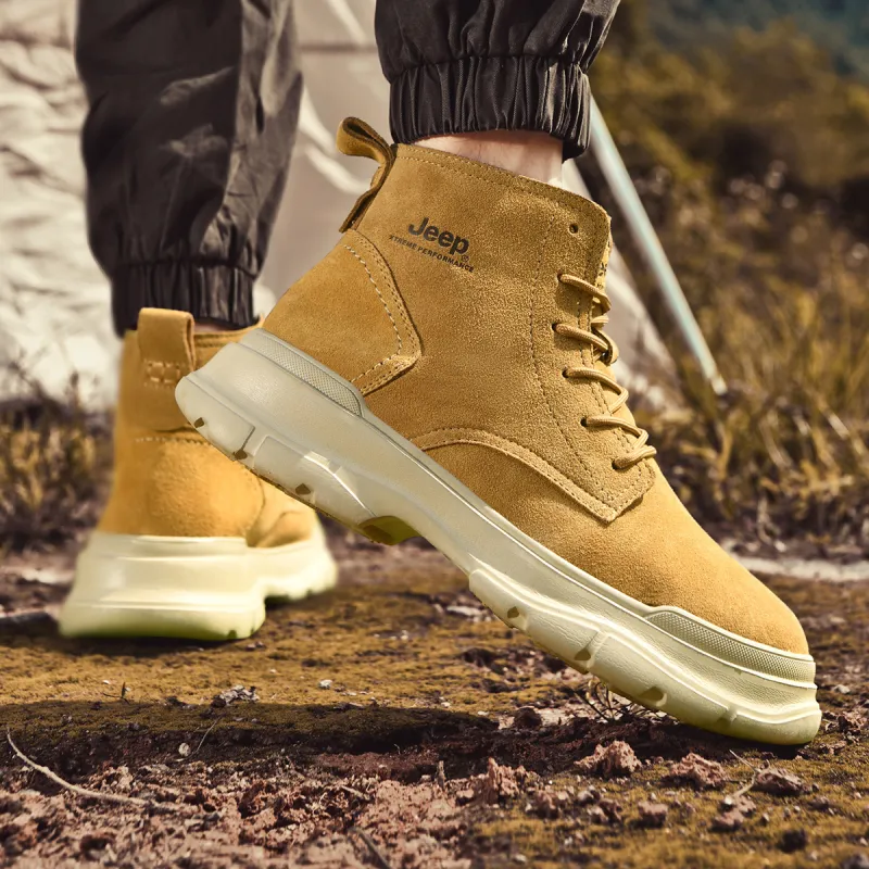 Jeep Short Martin Boot Men's Earth Yellow-5