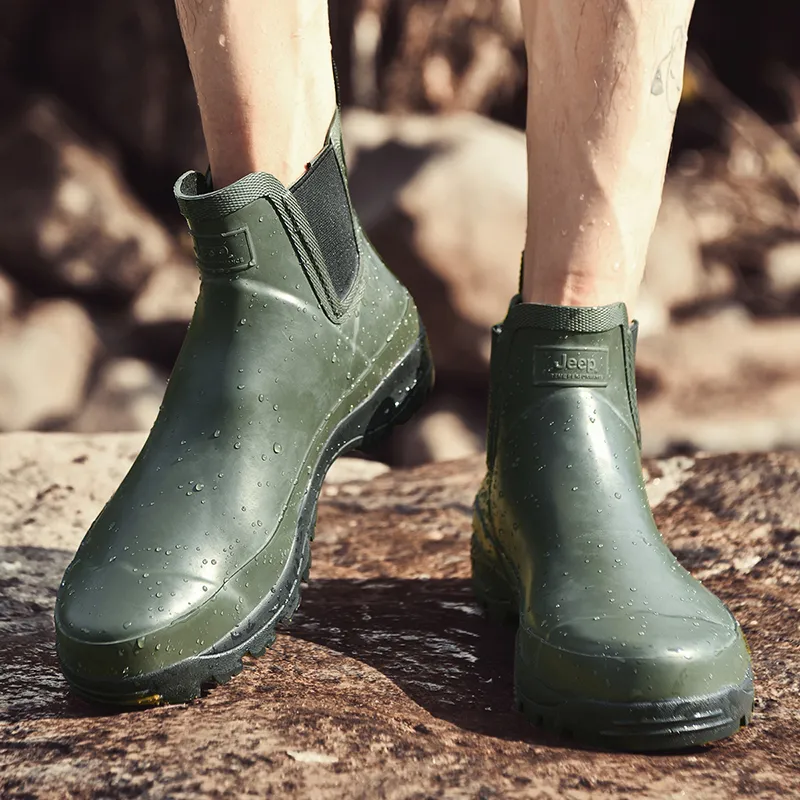 Jeep Rain Boots Unisex Green-6