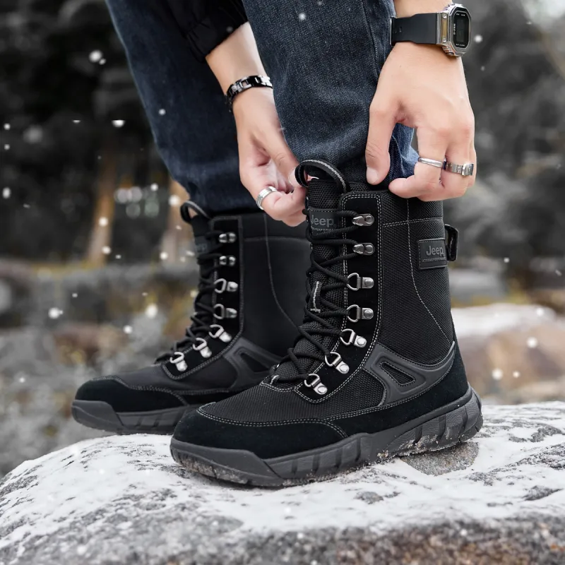 Jeep Snow Boots Men Black-6