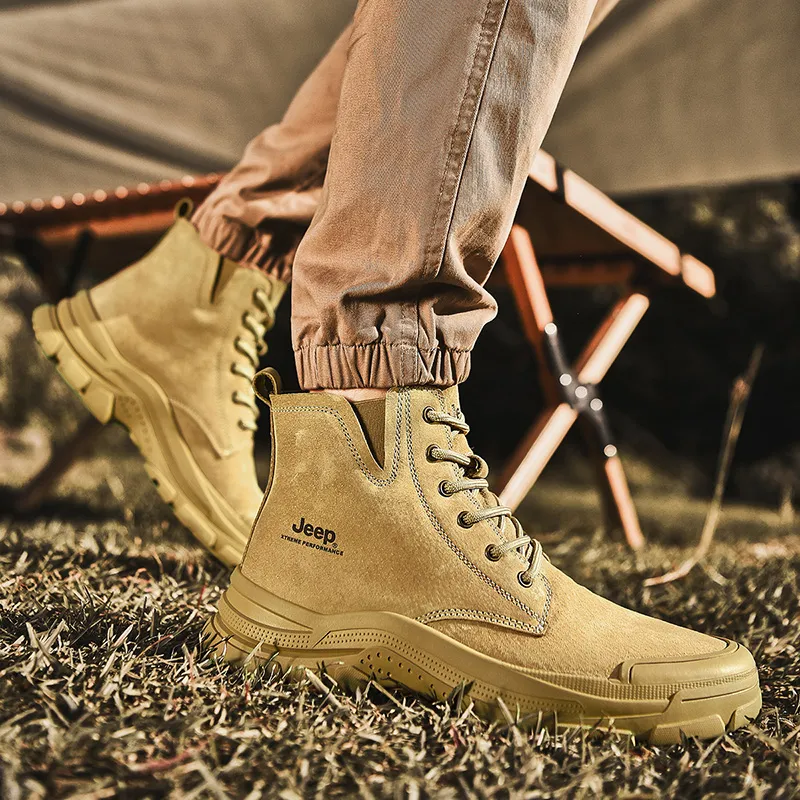 Jeep Short Martin Boot Men's Camel-6