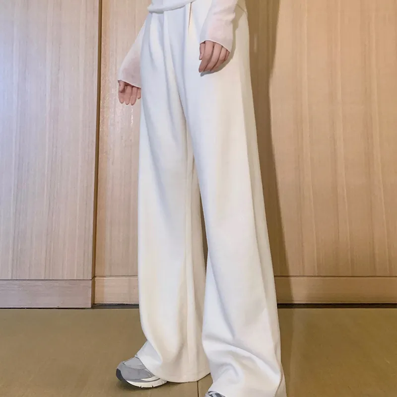 Gyokuu Casual Pants Women's White-2