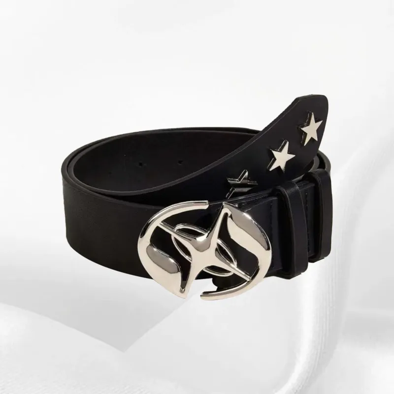 IOTS Alloy Leather Belts Unisex It Is About 3 .8 Cm Wide-4