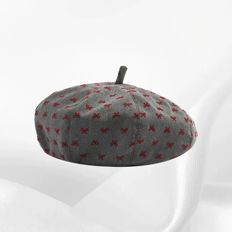 IOTS Vintage Minimalist Style For A Slimmer Face Berets Women's-2