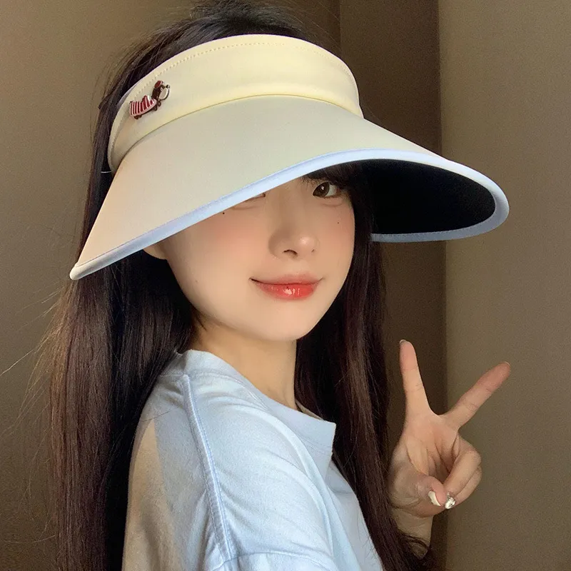 IOTS Cute Minimalist Style With A Slimming Effect Sun Protection Hats Women's-2