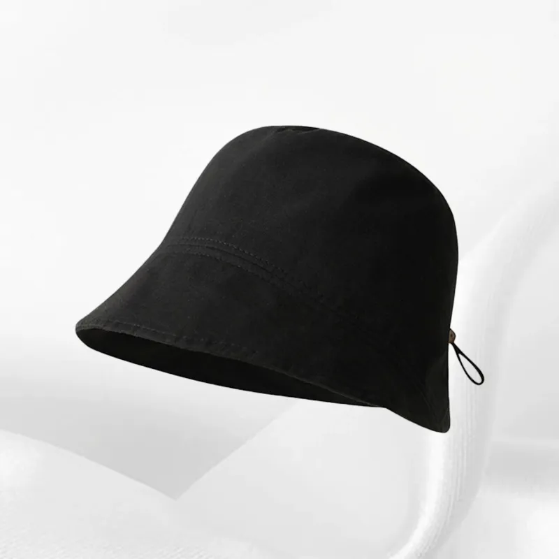 IOTS Minimalist Style Versatile, Enhances A Smaller Face Bucket Hats Unisex-2