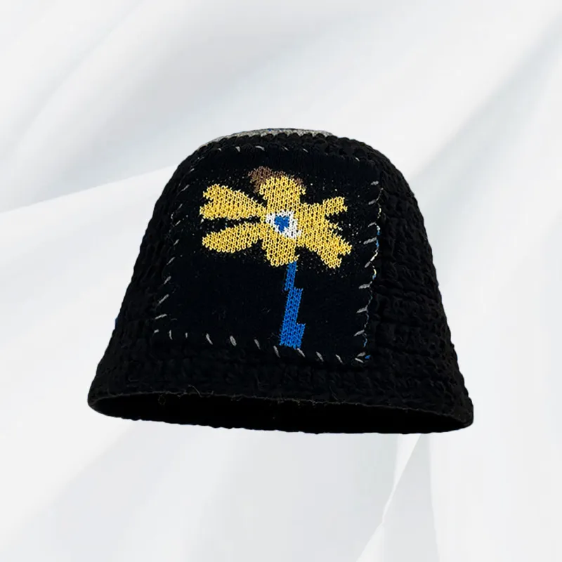 IOTS Minimalist Style Versatile Design For Autumn And Winter Warmth Bucket Hats Unisex-4