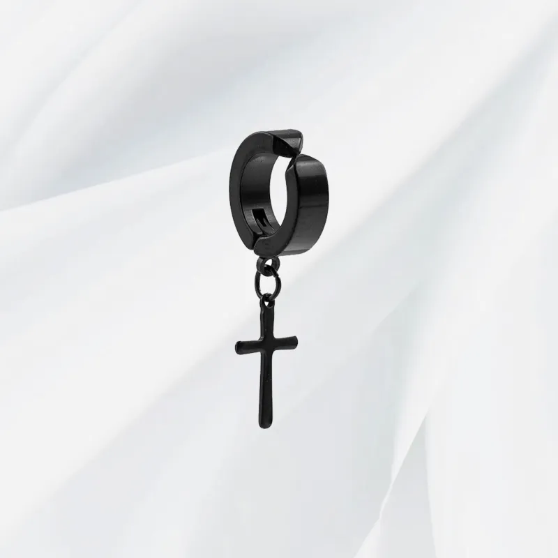 IOTS Titanium Steel Clip On Earrings Unisex-1