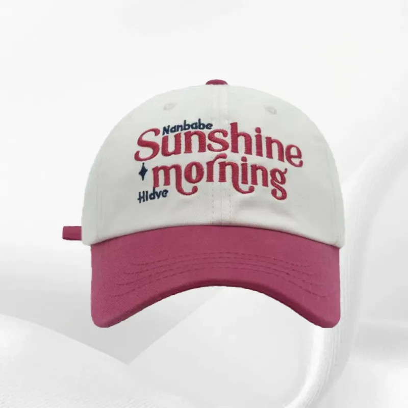 IOTS Korean Style American Vintage, Slimming Face, Niche, Polyester Baseball Caps Unisex-2