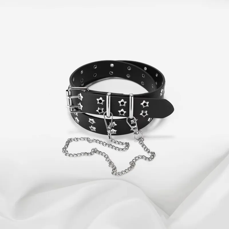 IOTS PU Leather Belts Unisex 3.3CM-1