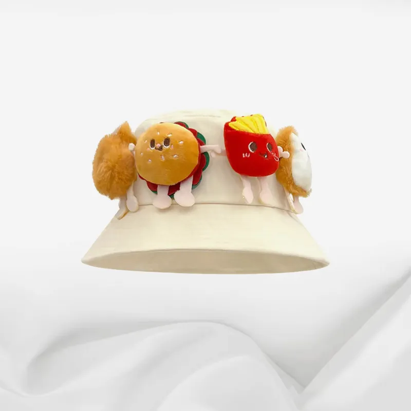 IOTS Polyester Bucket Hats Unisex-3