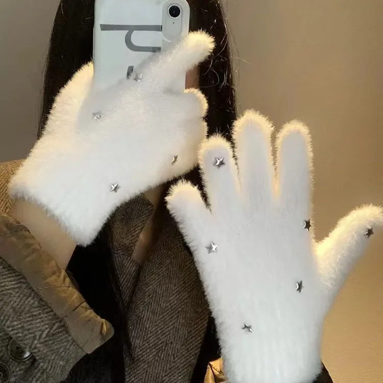 IOTS Polyester Gloves Unisex Gift, Item For Bestie-3