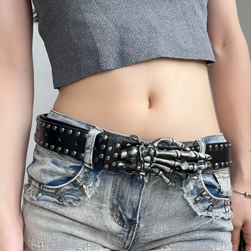 IOTS Alloy Leather Belts Women's 3.8cm-1