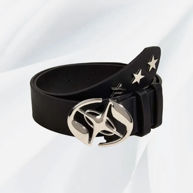 IOTS Alloy Leather Belts Unisex It Is About 3 .8 Cm Wide-3
