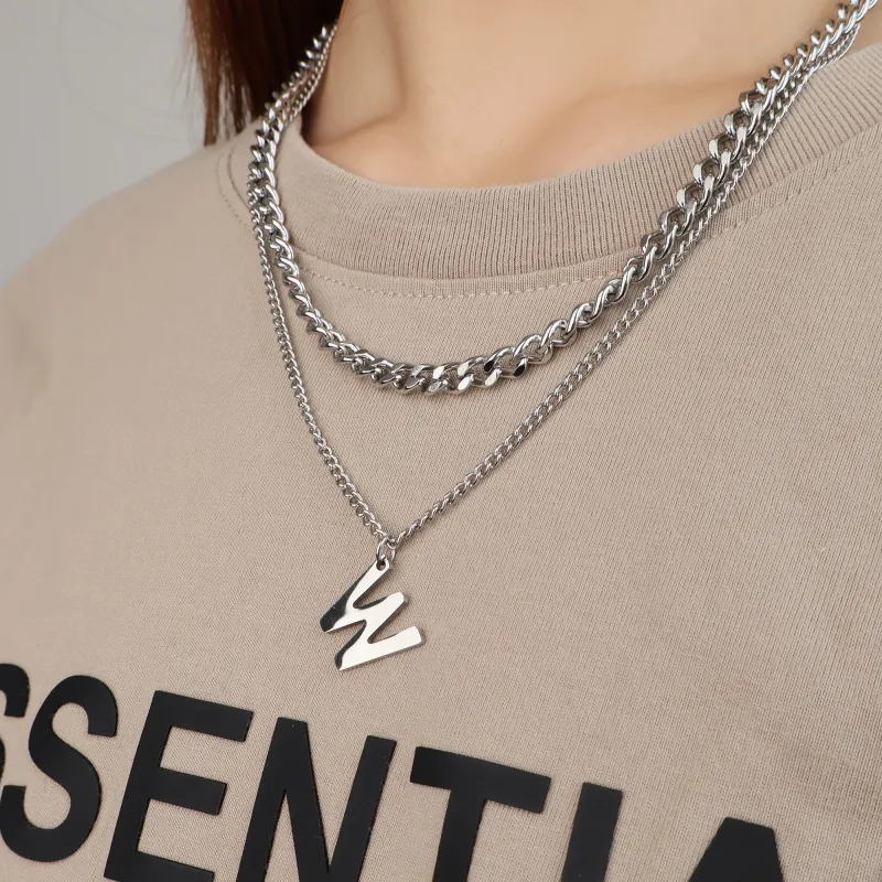 IOTS Silver Plated Necklaces Unisex-22