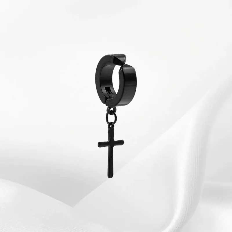 IOTS Titanium Steel Clip On Earrings Unisex-2