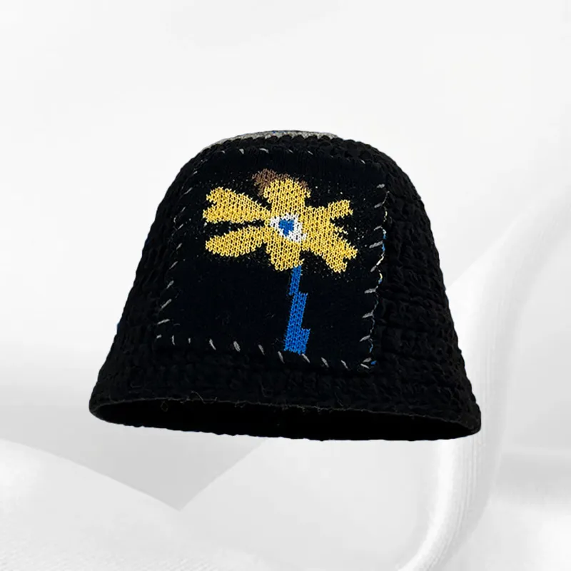 IOTS Minimalist Style Versatile Design For Autumn And Winter Warmth Bucket Hats Unisex-5