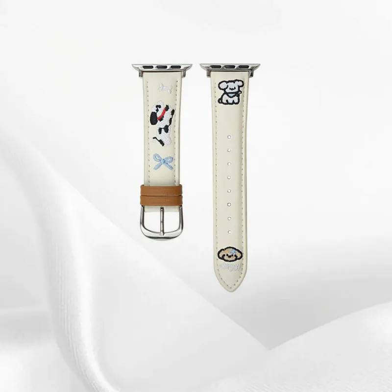 IOTS Apple Compatibility Watch Band 49mm Artificial Leather Material-2
