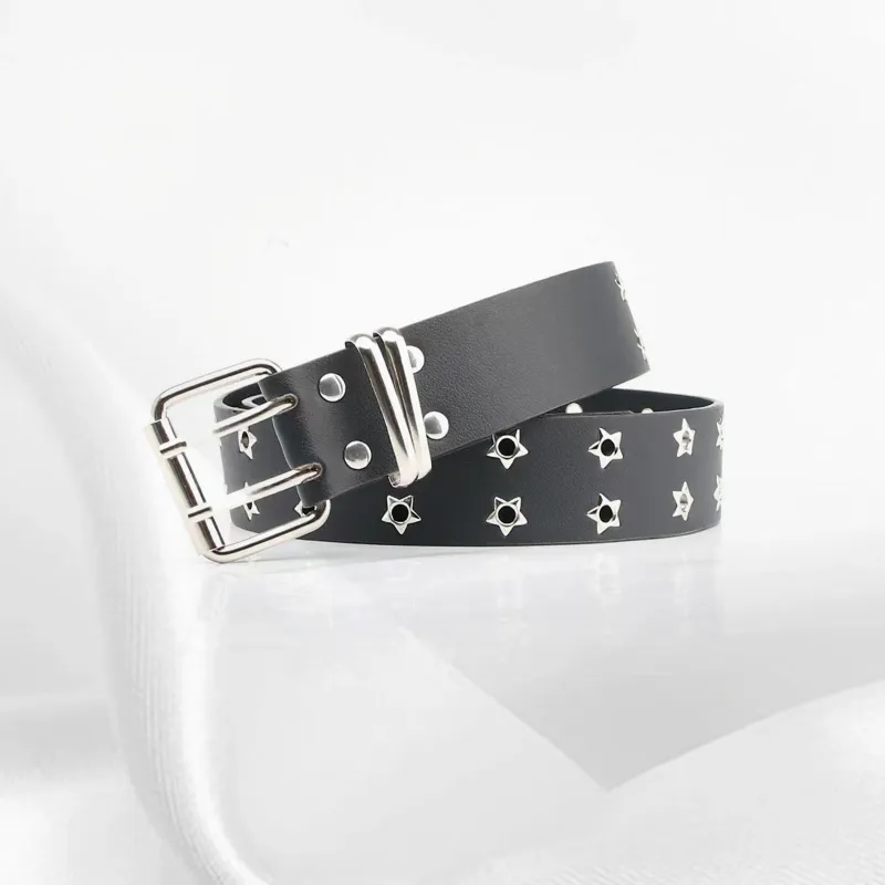 IOTS PU Leather Belts Unisex Width 3.8cm-2