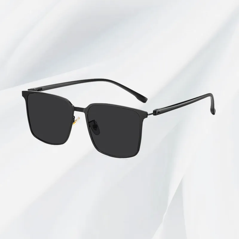 IOTS TR/Memory Plastic Metal Sunglasses Unisex-1
