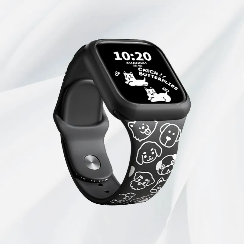 IOTS Apple Compatibility Watch Band 235mm Silicone Material-1