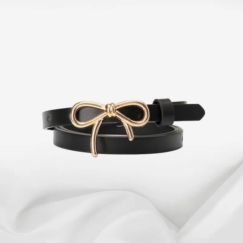 IOTS PU Leather Belts Unisex 1.3CM-1
