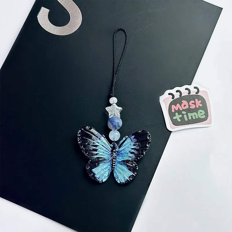 IOTS Resin Pendant Cell Phone Chain Keychain Unisex-1