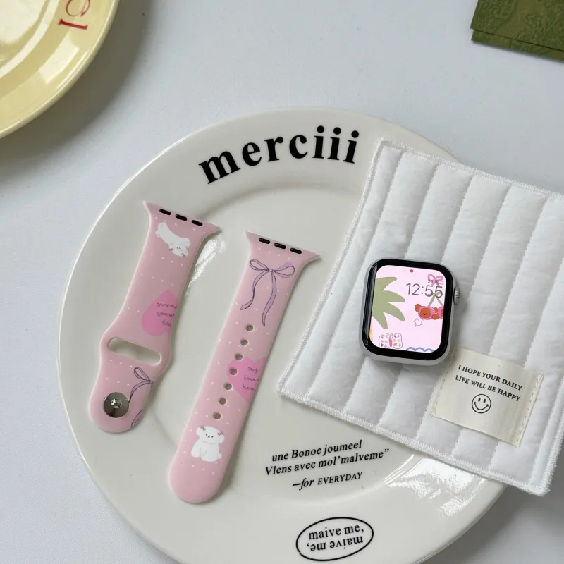 IOTS Apple Compatibility Watch Band 235cm Silicone Material-5