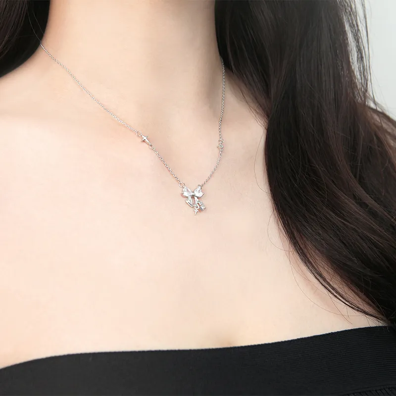 IOTS S925 Silver Necklaces Women's-5