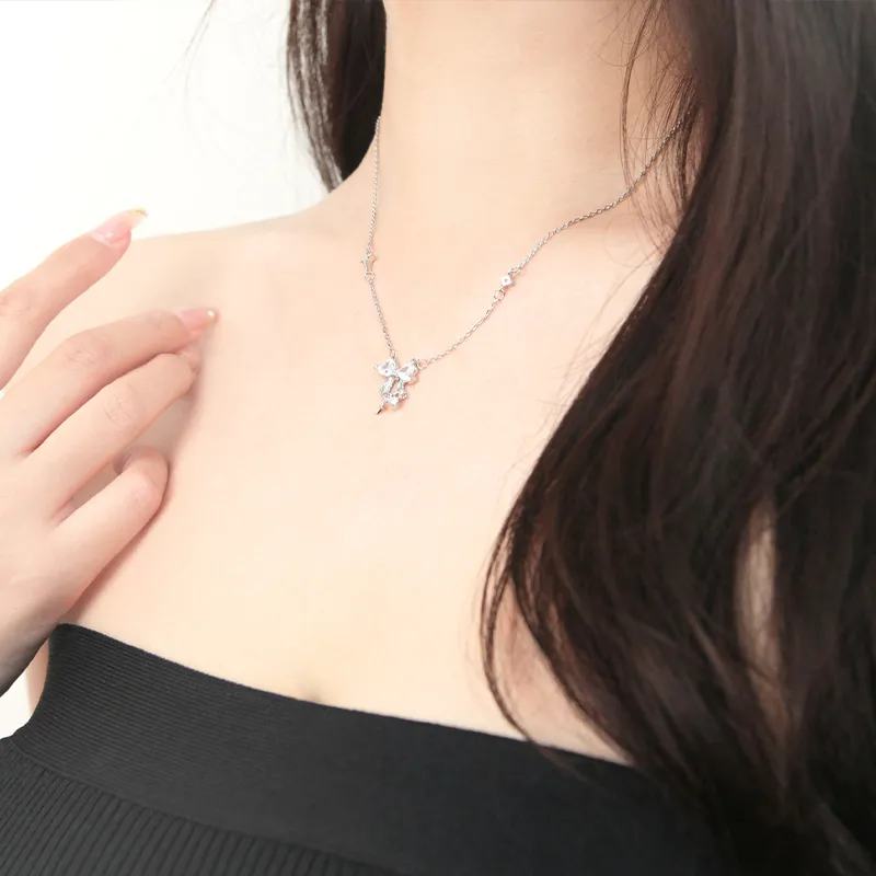 IOTS S925 Silver Necklaces Women's-7