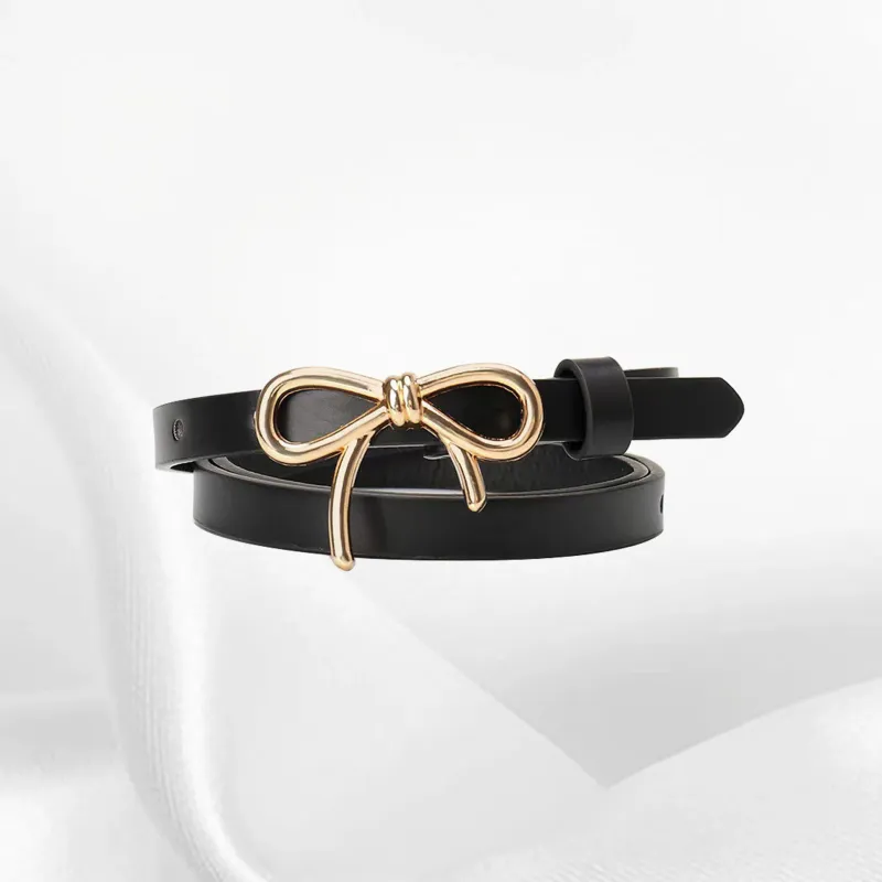 IOTS PU Leather Belts Unisex 1.3CM-2