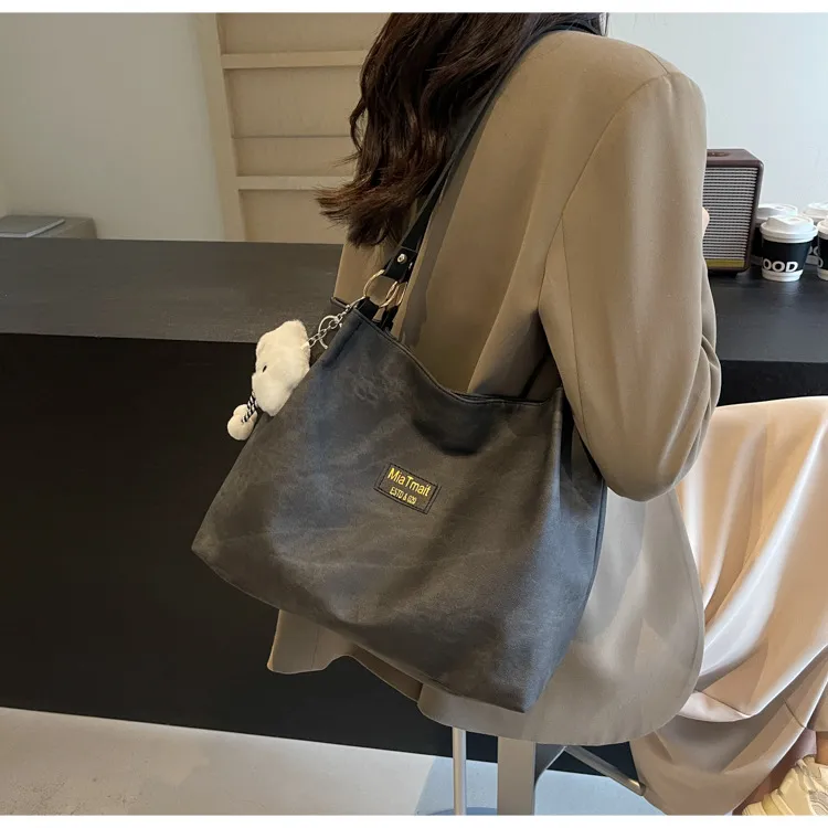 NX DOUGHNUT PU Tote Bag Shopping Bag Shoulder Bags Regular Unisex Multicolor-5