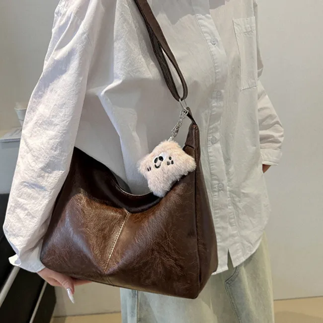 NX DOUGHNUT PU Tote Bag Shopping Bag Dumpling Bag Shoulder Bag Regular Unisex Multicolor-39
