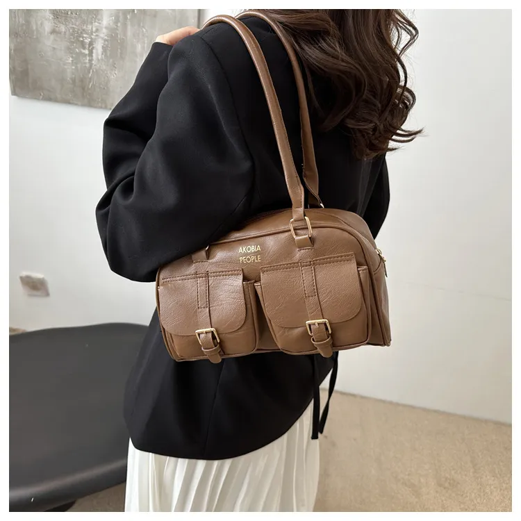NX DOUGHNUT PU Shoulder Bag Regular Women's Multicolor-4