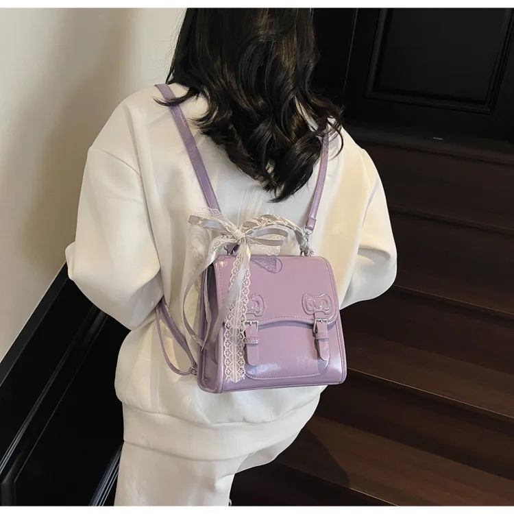 NX DOUGHNUT PU Backpack Women's Multicolor-24