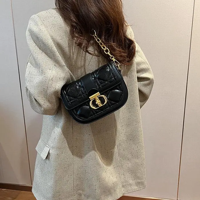 NX DOUGHNUT PU Shoulder Bag, Crossbody Bag Women's Ecru/Black/Silver-21