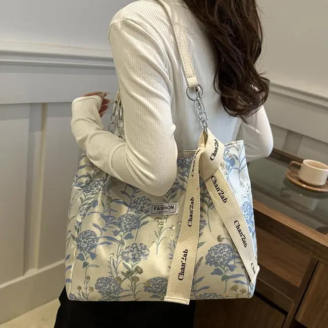 NX DOUGHNUT Canvas Canvas Bag Handbag Shoulder Bag Regular Women's Blue-10