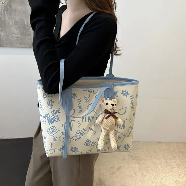 NX DOUGHNUT PU Tote Bag Shoulder Bag Regular Women's Multicolor-15