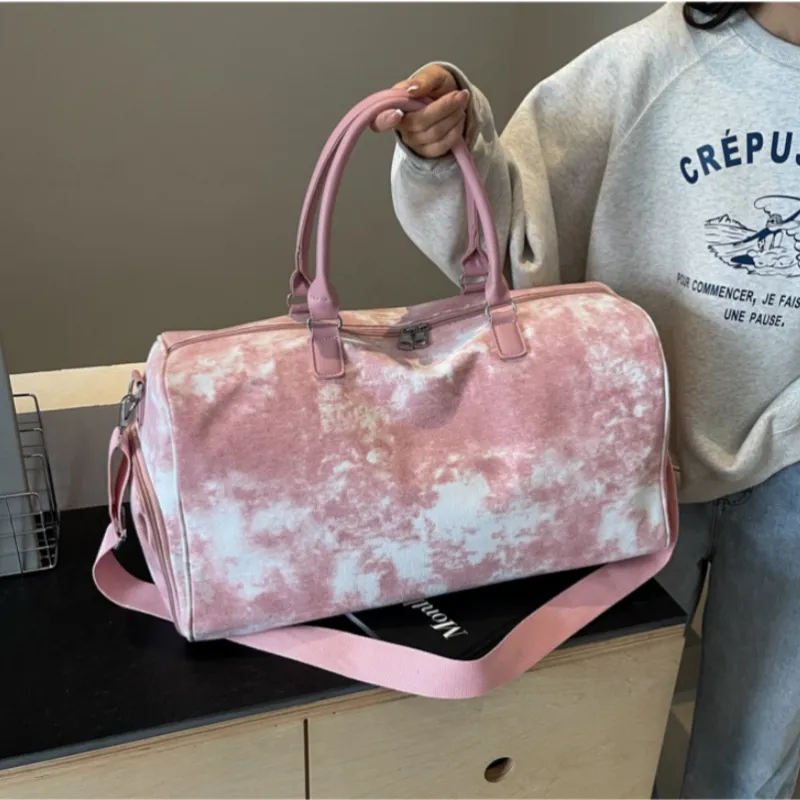 NX DOUGHNUT Canvas Travel Bag Canvas Bag Women's Multicolor-11