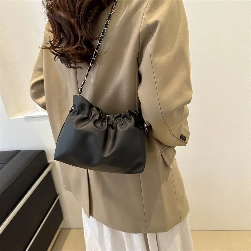 NX DOUGHNUT PU Shoulder Bag Crossbody Bag Regular Women's White Silver Black Coffee-8