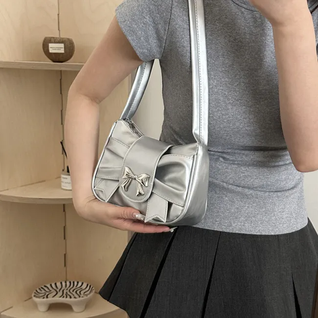 NX DOUGHNUT PU Shoulder Bag Regular Women's Pink White Silver Khaki Brown Black-46