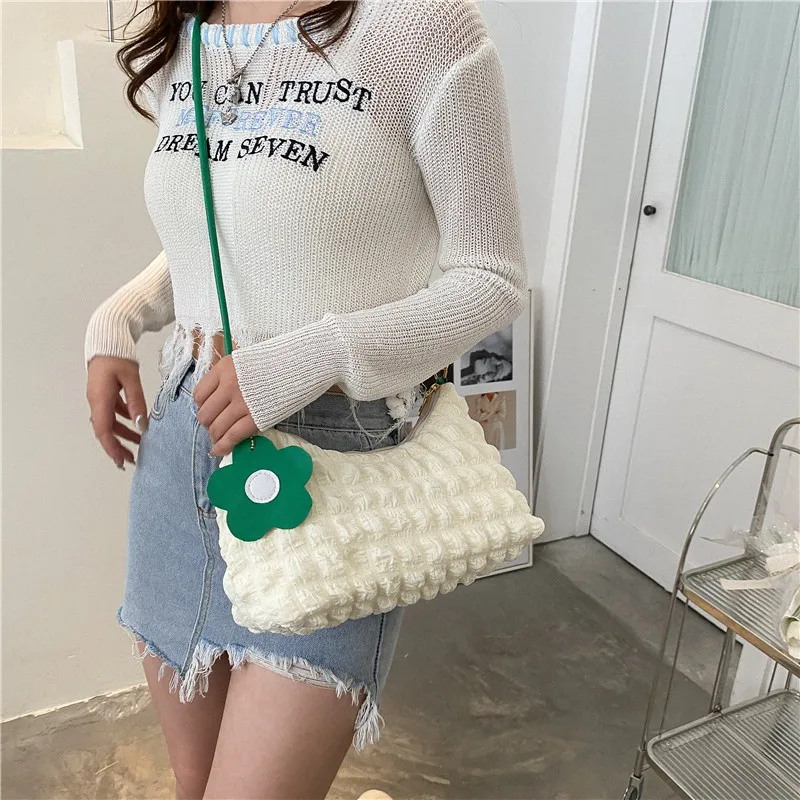 NX DOUGHNUT PU Crossbody Bag, Shoulder Bag Women's White-32