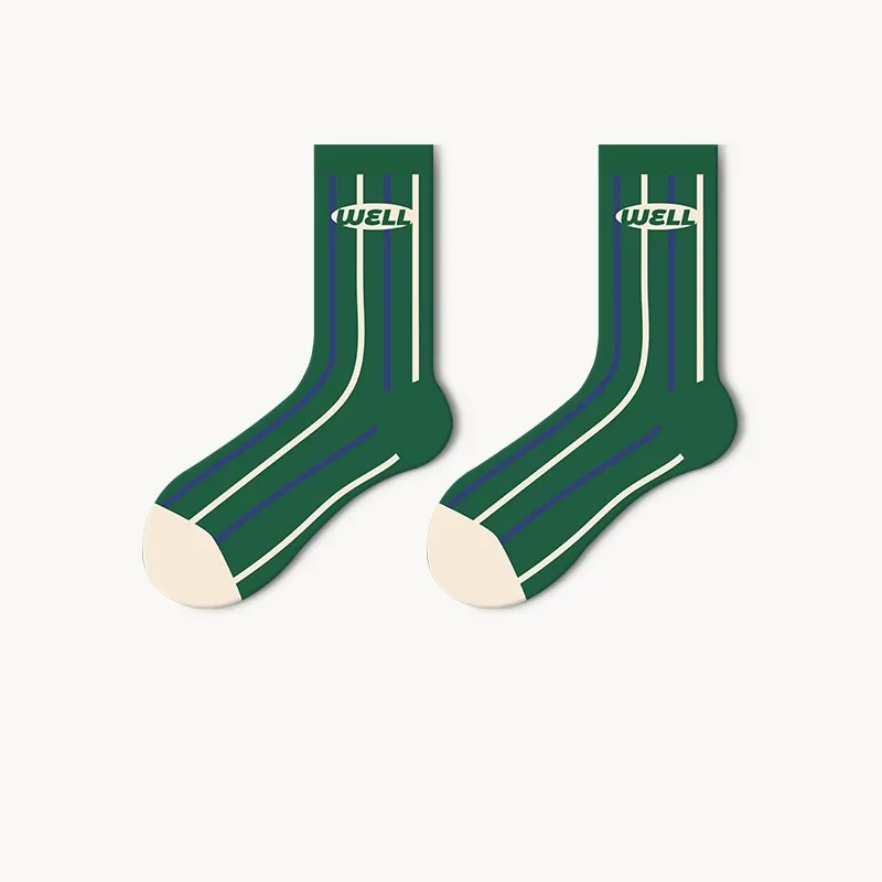 Youle Box Mid-Calf Socks Unisex 5 Pack-2