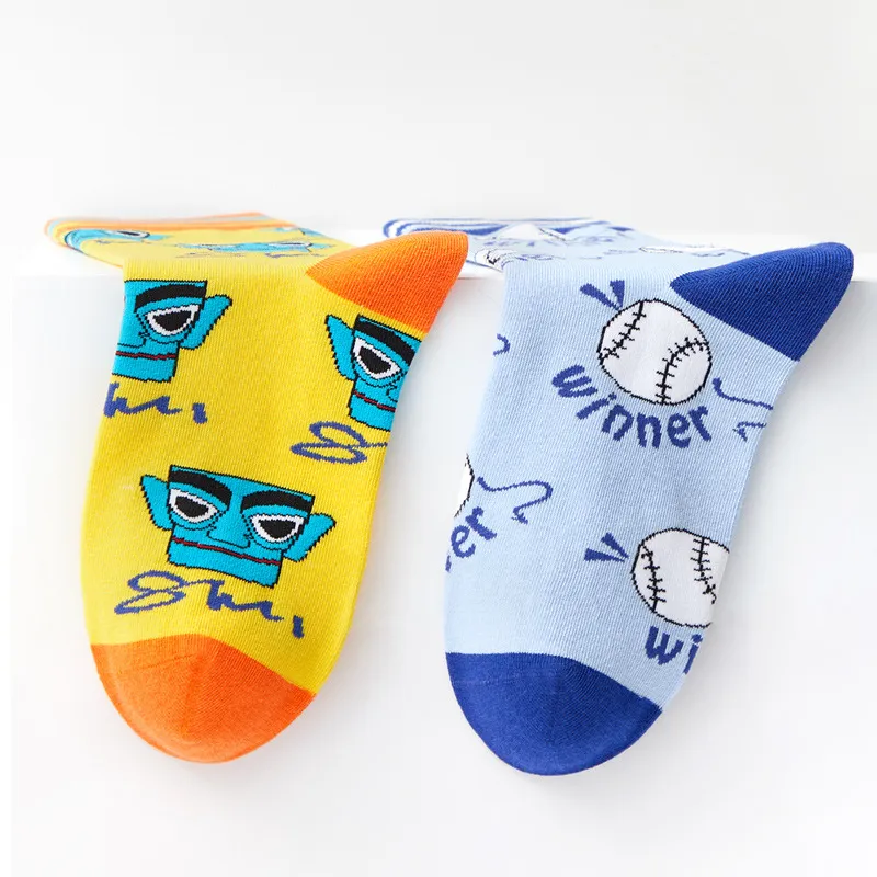Youle Box Mid-Calf Socks Unisex-11