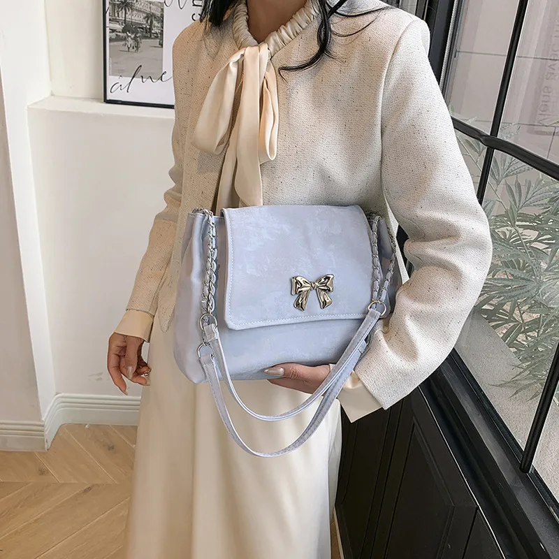 NX DOUGHNUT PU Shoulder Bag Regular Women's White/Black/Blue/Pink-24