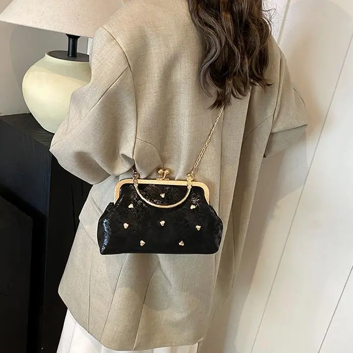 NX DOUGHNUT PU Crossbody Bag, One Shoulder Handbag Women's White/Black/Pink-30