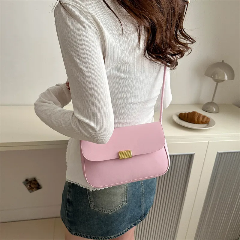 NX DOUGHNUT PU Shoulder Bag Crossbody Bag Regular Women's Light Pink/White/Dark Pink/Khaki/Brown/Black-2