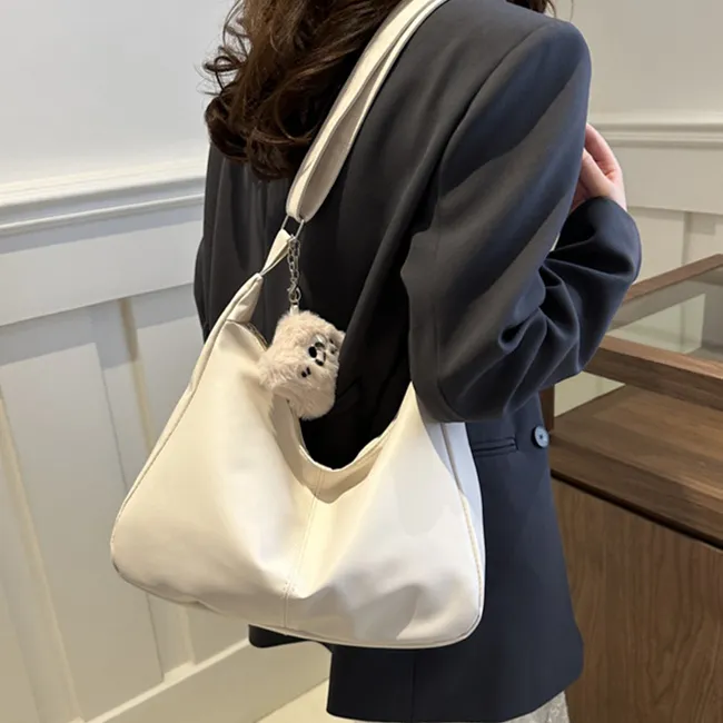 NX DOUGHNUT PU Tote Bag Shopping Bag Dumpling Bag Shoulder Bag Regular Unisex Multicolor-25