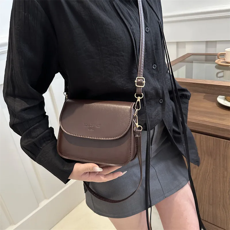 NX DOUGHNUT PU Shoulder Bag Regular Women's Black/Khaki/Brown/Coffee-12