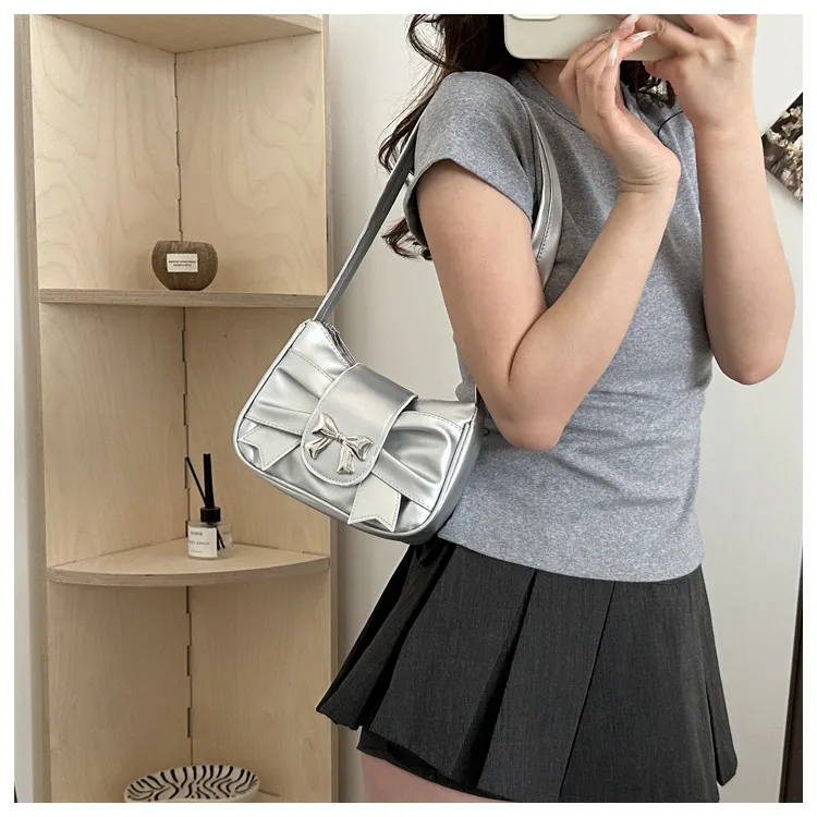 NX DOUGHNUT PU Shoulder Bag Regular Women's Pink White Silver Khaki Brown Black-18